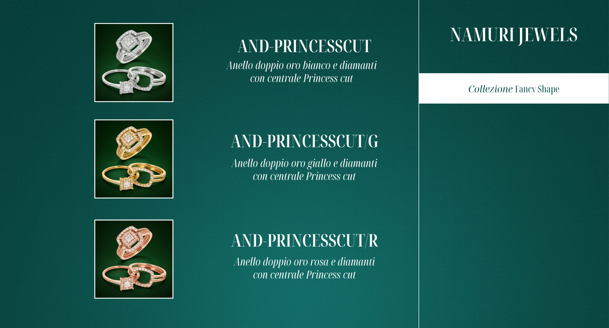 AND-PRINCESSCUT, AND-PRINCESSCUT/G, AND-PRINCESSCUT/R